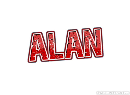 Alan Logo | Free Name Design Tool from Flaming Text