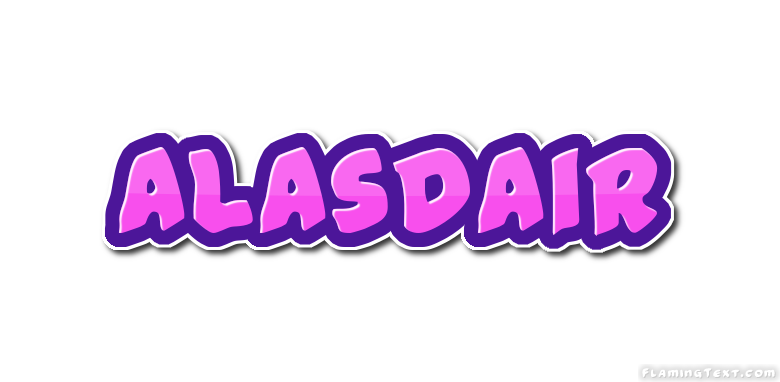 Alasdair ロゴ