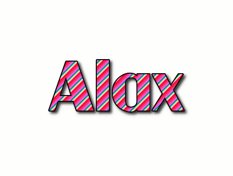 Alax Logo | Free Name Design Tool from Flaming Text