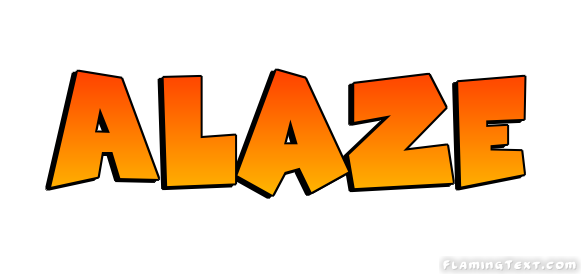Alaze Logo | Free Name Design Tool from Flaming Text