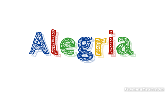 Alegria Logo  Free Name Design Tool from Flaming Text