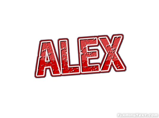 Alex Logo | Free Name Design Tool from Flaming Text