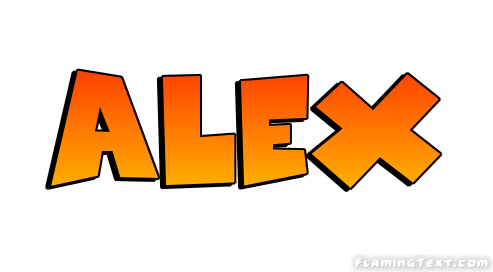 Alex Logo Free Name Design Tool From Flaming Text