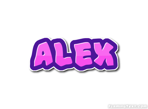 Alex Logo | Herramienta de diseño de nombres gratis de Flaming Text