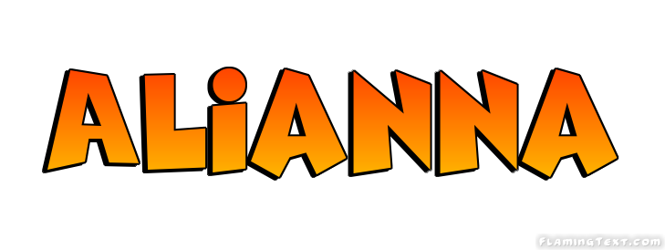 Alianna Logo | Free Name Design Tool from Flaming Text