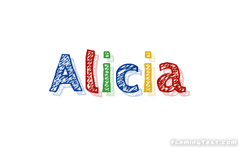 Alicia Logo | Free Name Design Tool from Flaming Text