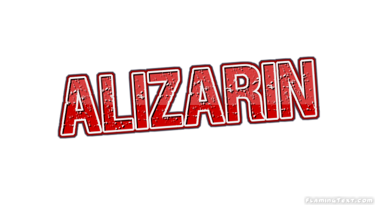 Alizarin Logotipo