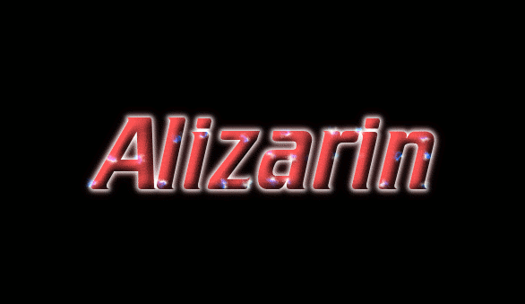 Alizarin ロゴ