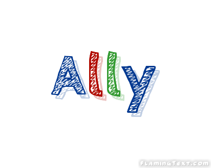 Ally Logo | Free Name Design Tool from Flaming Text