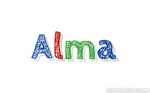 Alma Logo | Free Name Design Tool from Flaming Text