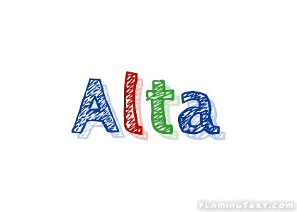 Alta ロゴ