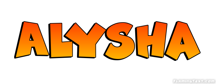 Alysha 徽标