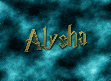 Alysha Лого