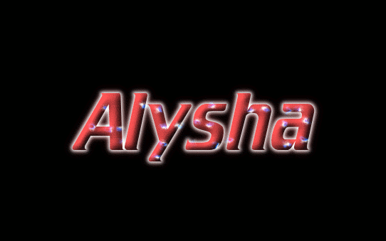 Alysha 徽标