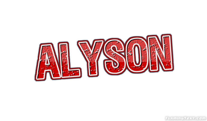 Alyson شعار