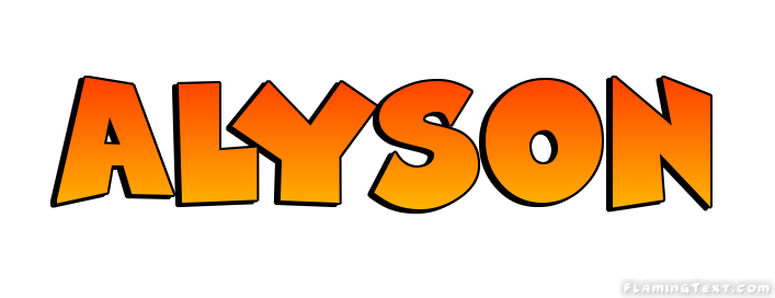 Alyson شعار