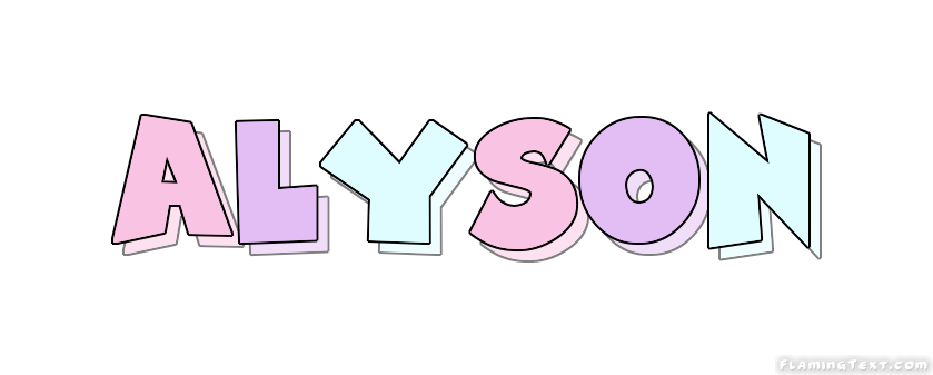 Alyson 徽标
