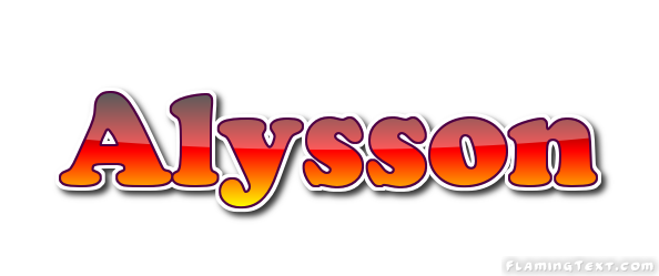 Alysson 徽标