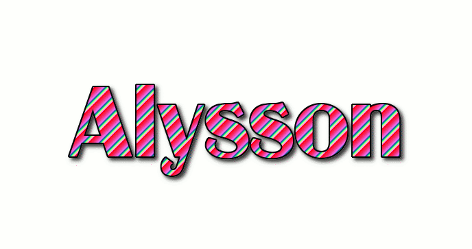 Alysson 徽标