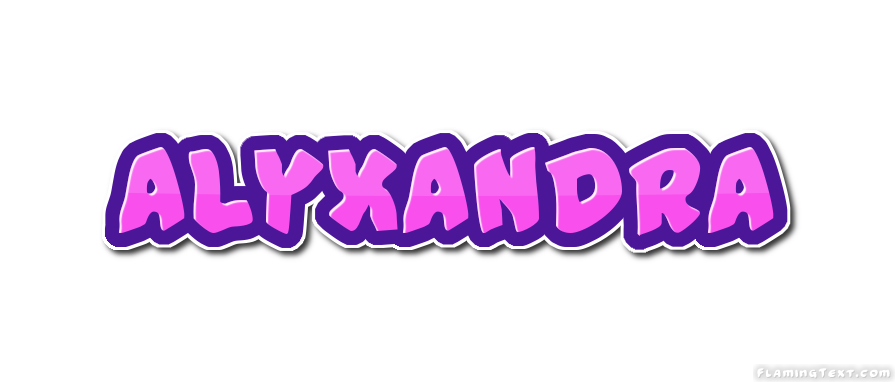 Alyxandra شعار