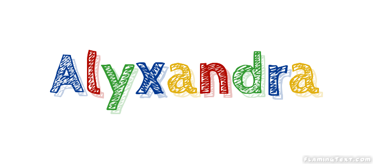 Alyxandra شعار