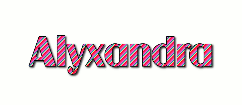 Alyxandra ロゴ