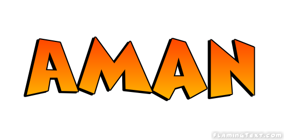 Aman Logo | Free Name Design Tool from Flaming Text