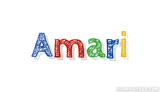 Amari Logo | Free Name Design Tool from Flaming Text