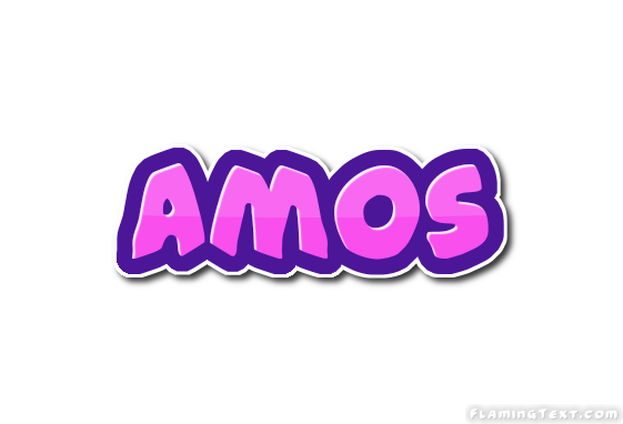 Amos Logo | Free Name Design Tool from Flaming Text