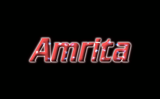 Amrita Logo | Free Name Design Tool from Flaming Text