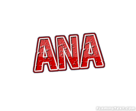 Ana ロゴ フレーミングテキストからの無料の名前デザインツール
