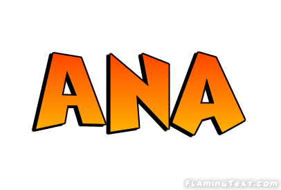 Ana Logo | Free Name Design Tool from Flaming Text