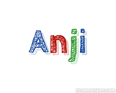 Anji Logo Free Name Design Tool Von Flaming Text