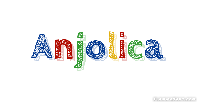 Anjolica Лого Бесплатный инструмент для дизайна имени от Flaming Text