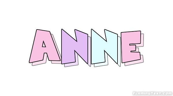  Anne  Logo  Free Name  Design Tool from Flaming Text