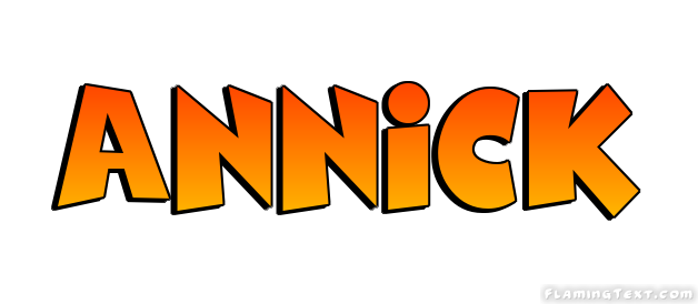 Annick Logo | Outil de conception de nom gratuit à partir de texte  flamboyant