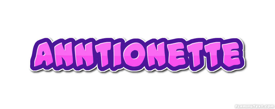 Anntionette شعار