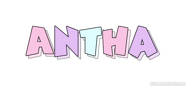 Antha Logo | Free Name Design Tool from Flaming Text