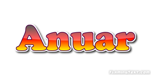 Anuar Logo | Free Name Design Tool from Flaming Text