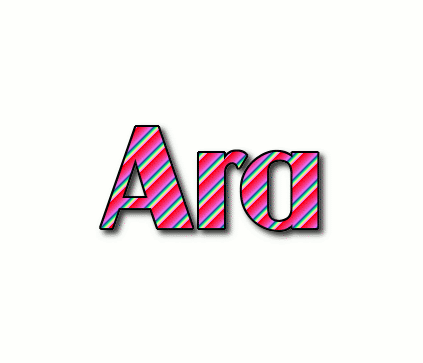 Ara Logo | Herramienta de diseño de nombres de Flaming Text