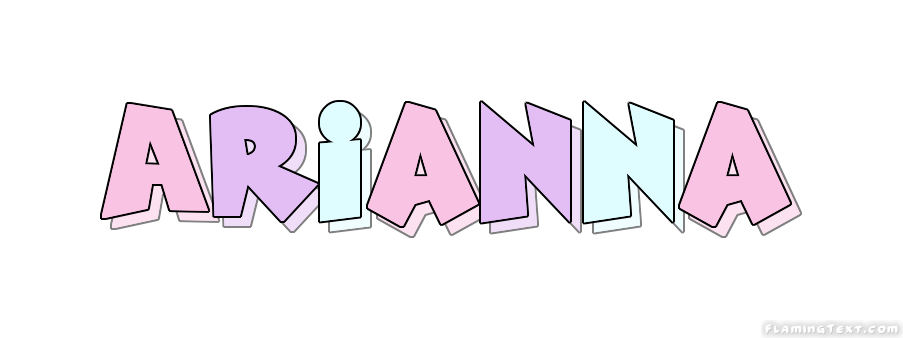Arianna Logo | Free Name Design Tool from Flaming Text