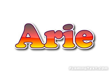 arie name logo logos make font