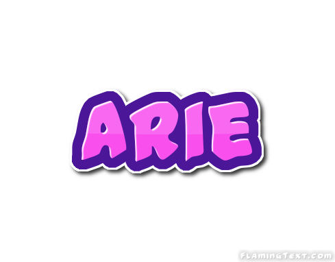 arie name logo logos make