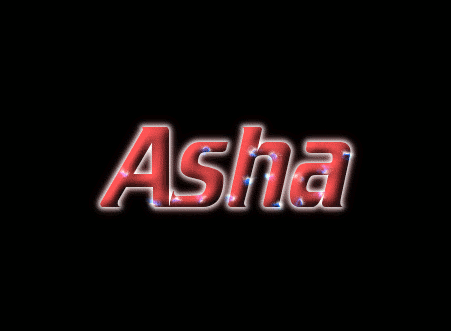 Asha Logo | Free Name Design Tool from Flaming Text