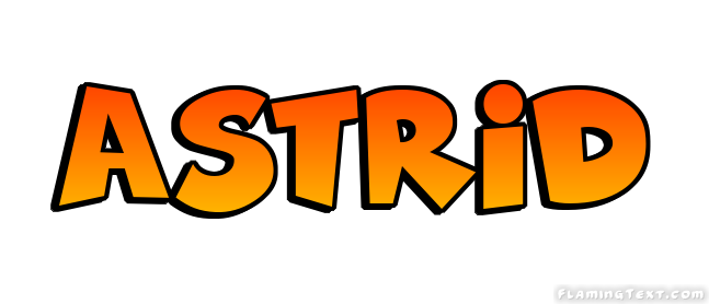 Astrid Logo Outil de conception de nom gratuit partir de texte