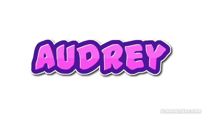 Audrey Logo | Free Name Design Tool from Flaming Text