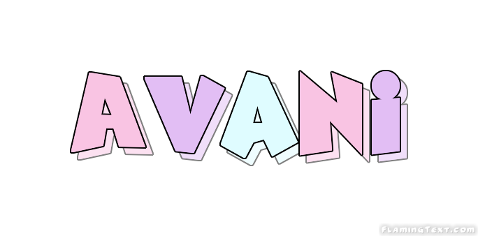 Avani Logo | Free Name Design Tool from Flaming Text