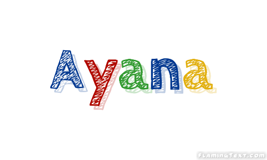 Ayana Logo | Free Name Design Tool from Flaming Text