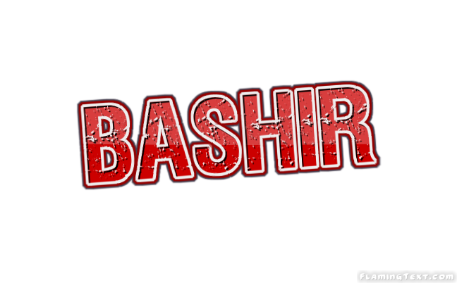 Bashir Logo | Free Name Design Tool from Flaming Text