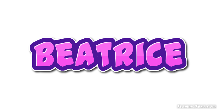 Beatrice Logo Outil de conception de nom gratuit partir de